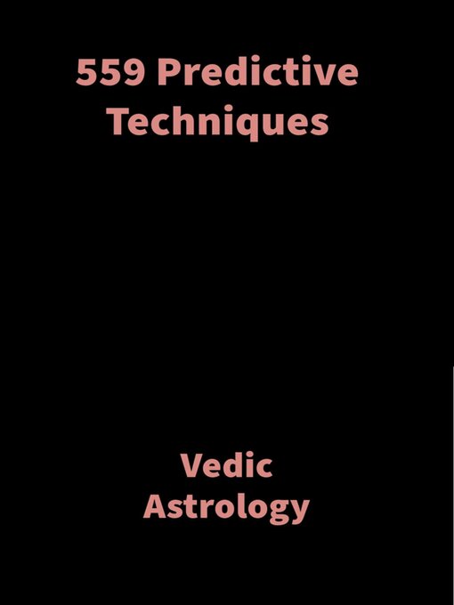 Title details for 559 Predictive Techniques by Saket Shah - Available